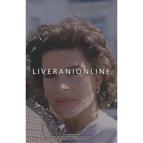 DIAP-RETROSPETTIVA FANNY ARDANT ATTRICE NELLA FOTO FANNY ARDANT A CANNES NELL\'ANNO 1989 AG ALDO LIVERANI SAS