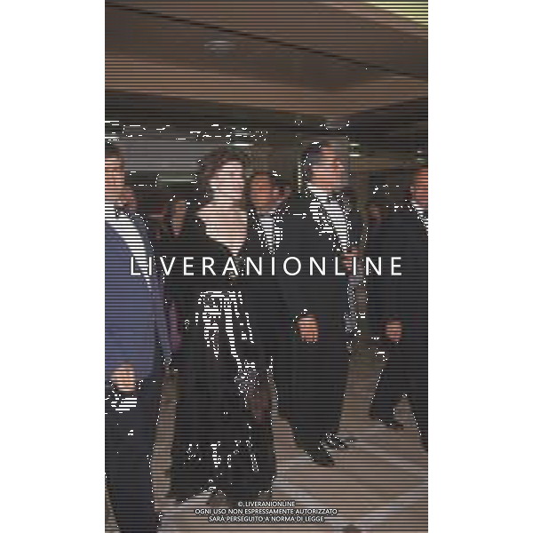 DIAP-RETROSPETTIVA FANNY ARDANT ATTRICE NELLA FOTO FANNY ARDANT A CANNES NELL\'ANNO 1989 CON VITTORIO GASSMAN AG ALDO LIVERANI SAS