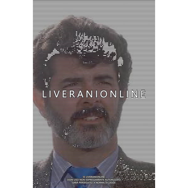 DIAP-RETROSPETTIVA GEORGE LUCAS REGSTA NELLA FOTO GEORGE LUCAS A CANNES NELL\'ANNO 1988 AG ALDO LIVERANI SAS