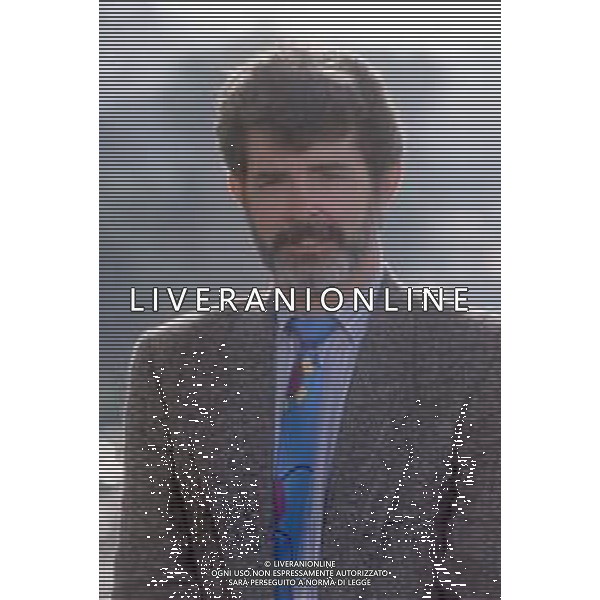 DIAP-RETROSPETTIVA GEORGE LUCAS REGSTA NELLA FOTO GEORGE LUCAS A CANNES NELL\'ANNO 1988 AG ALDO LIVERANI SAS