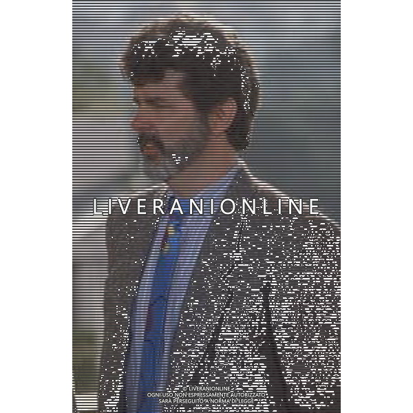 DIAP-RETROSPETTIVA GEORGE LUCAS REGSTA NELLA FOTO GEORGE LUCAS A CANNES NELL\'ANNO 1988 AG ALDO LIVERANI SAS