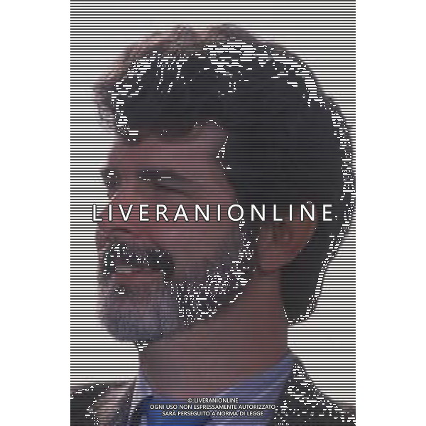 DIAP-RETROSPETTIVA GEORGE LUCAS REGSTA NELLA FOTO GEORGE LUCAS A CANNES NELL\'ANNO 1988 AG ALDO LIVERANI SAS