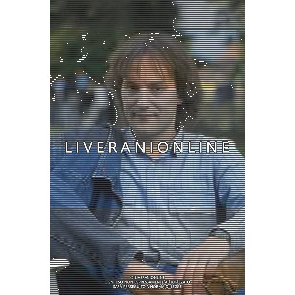 DIAP-RETROSPETTIVA EUGENIO FINARDI CANTANTE NELLA FOTO EUGENIO FINARDI A SAINT VINCENT NELL\'ANNO 1987 AG ALDO LIVERANI SAS