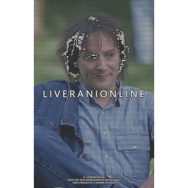 DIAP-RETROSPETTIVA EUGENIO FINARDI CANTANTE NELLA FOTO EUGENIO FINARDI A SAINT VINCENT NELL\'ANNO 1987 AG ALDO LIVERANI SAS