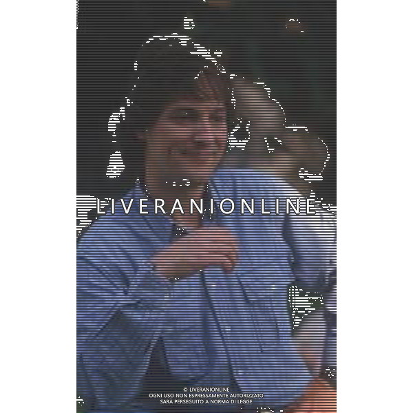 DIAP-RETROSPETTIVA EUGENIO FINARDI CANTANTE NELLA FOTO EUGENIO FINARDI A SAINT VINCENT NELL\'ANNO 1987 AG ALDO LIVERANI SAS