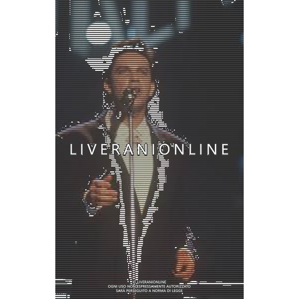 DIAP-RETROSPETTIVA ALAN SORRENTI CANTANTE NELLA FOTO ALAN SORRENTI A SANREMO NELL\'ANNO 1988 AG ALDO LIVERANI SAS