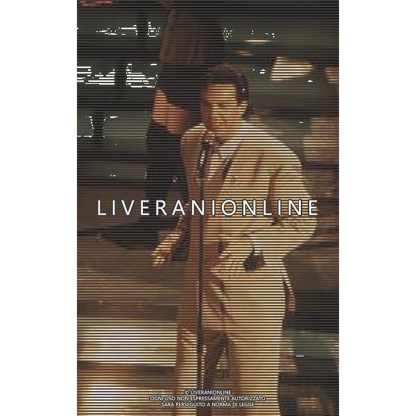 DIAP-RETROSPETTIVA ALAN SORRENTI CANTANTE NELLA FOTO ALAN SORRENTI A SANREMO NELL\'ANNO 1988 AG ALDO LIVERANI SAS