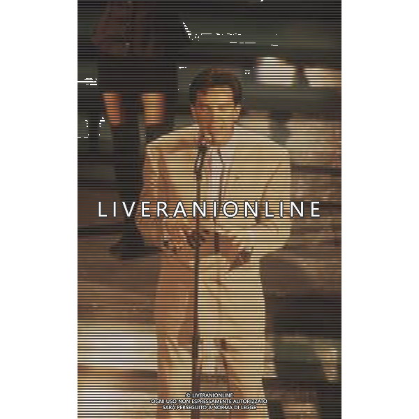DIAP-RETROSPETTIVA ALAN SORRENTI CANTANTE NELLA FOTO ALAN SORRENTI A SANREMO NELL\'ANNO 1988 AG ALDO LIVERANI SAS