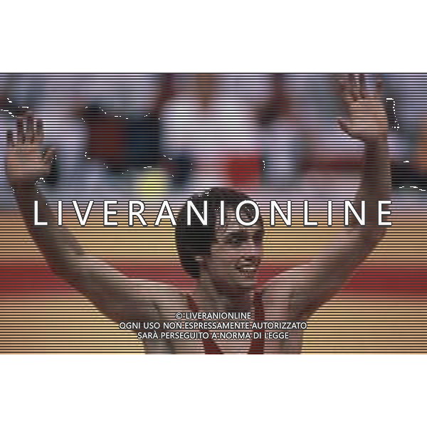 DIAP-RETROSPETTIVA VINCENZO MAENZA LOTTATORE NELLA FOTO VINCENZO MAENZA ALLE OLIMPIADI DI SEUL NELL\'ANNO 1988 AG ALDO LIVERANI SAS