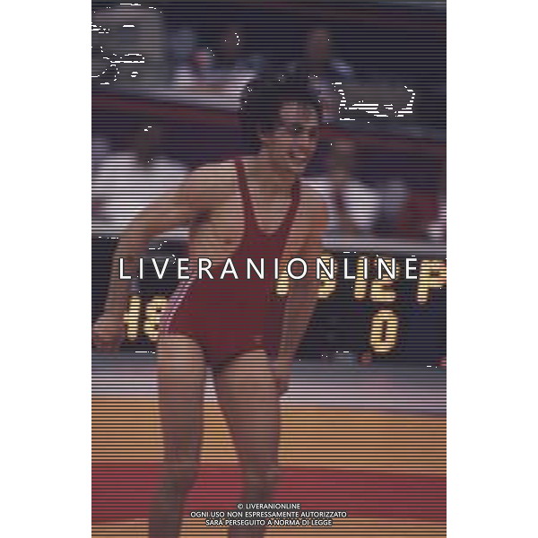 DIAP-RETROSPETTIVA VINCENZO MAENZA LOTTATORE NELLA FOTO VINCENZO MAENZA ALLE OLIMPIADI DI SEUL NELL\'ANNO 1988 AG ALDO LIVERANI SAS