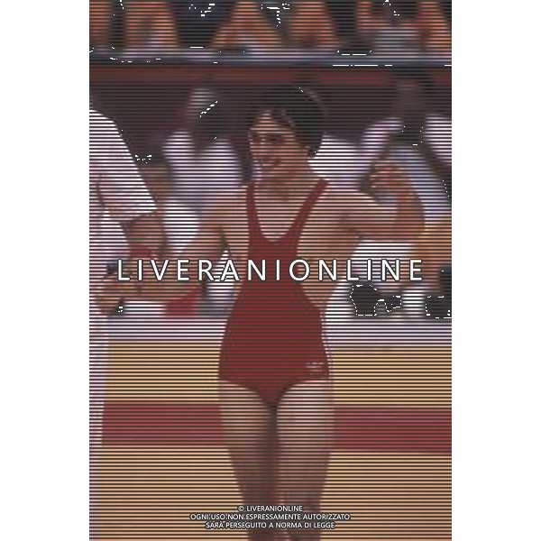 DIAP-RETROSPETTIVA VINCENZO MAENZA LOTTATORE NELLA FOTO VINCENZO MAENZA ALLE OLIMPIADI DI SEUL NELL\'ANNO 1988 AG ALDO LIVERANI SAS