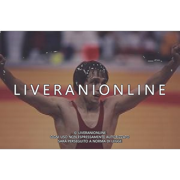 DIAP-RETROSPETTIVA VINCENZO MAENZA LOTTATORE NELLA FOTO VINCENZO MAENZA ALLE OLIMPIADI DI SEUL NELL\'ANNO 1988 AG ALDO LIVERANI SAS