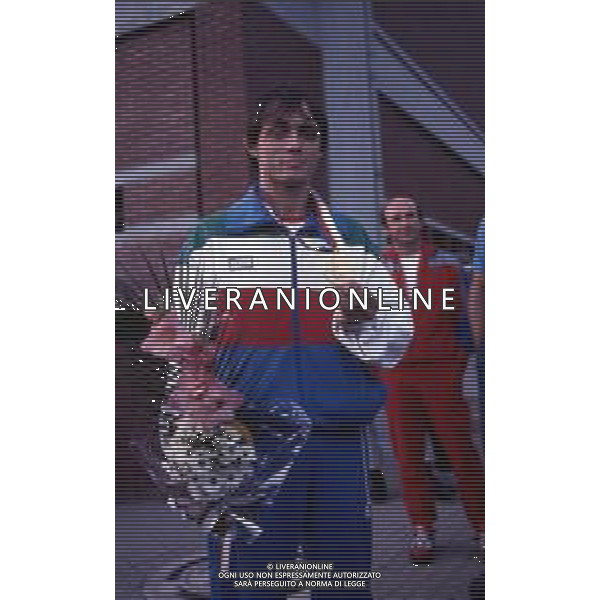 DIAP-RETROSPETTIVA VINCENZO MAENZA LOTTATORE NELLA FOTO VINCENZO MAENZA ALLE OLIMPIADI DI SEUL NELL\'ANNO 1988 AG ALDO LIVERANI SAS