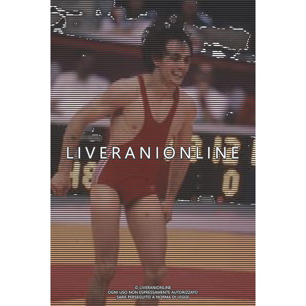 DIAP-RETROSPETTIVA VINCENZO MAENZA LOTTATORE NELLA FOTO VINCENZO MAENZA ALLE OLIMPIADI DI SEUL NELL\'ANNO 1988 AG ALDO LIVERANI SAS