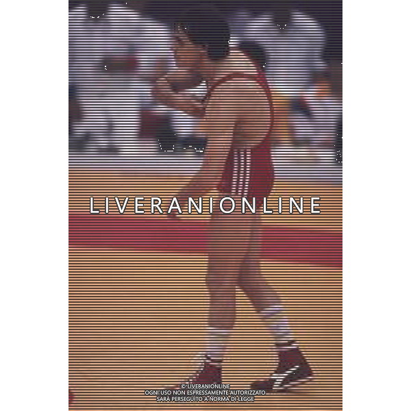 DIAP-RETROSPETTIVA VINCENZO MAENZA LOTTATORE NELLA FOTO VINCENZO MAENZA ALLE OLIMPIADI DI SEUL NELL\'ANNO 1988 AG ALDO LIVERANI SAS