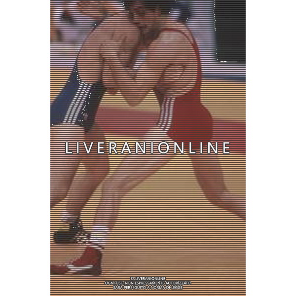DIAP-RETROSPETTIVA VINCENZO MAENZA LOTTATORE NELLA FOTO VINCENZO MAENZA ALLE OLIMPIADI DI SEUL NELL\'ANNO 1988 AG ALDO LIVERANI SAS