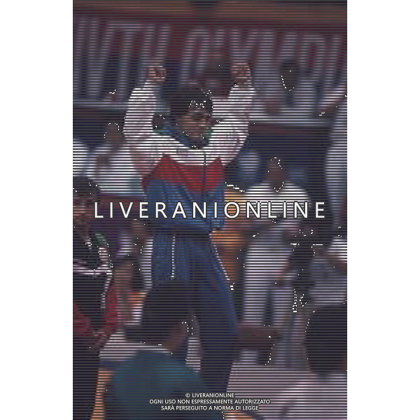 DIAP-RETROSPETTIVA VINCENZO MAENZA LOTTATORE NELLA FOTO VINCENZO MAENZA ALLE OLIMPIADI DI SEUL NELL\'ANNO 1988 AG ALDO LIVERANI SAS