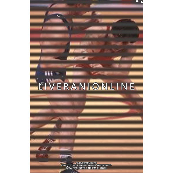 DIAP-RETROSPETTIVA VINCENZO MAENZA LOTTATORE NELLA FOTO VINCENZO MAENZA ALLE OLIMPIADI DI SEUL NELL\'ANNO 1988 AG ALDO LIVERANI SAS