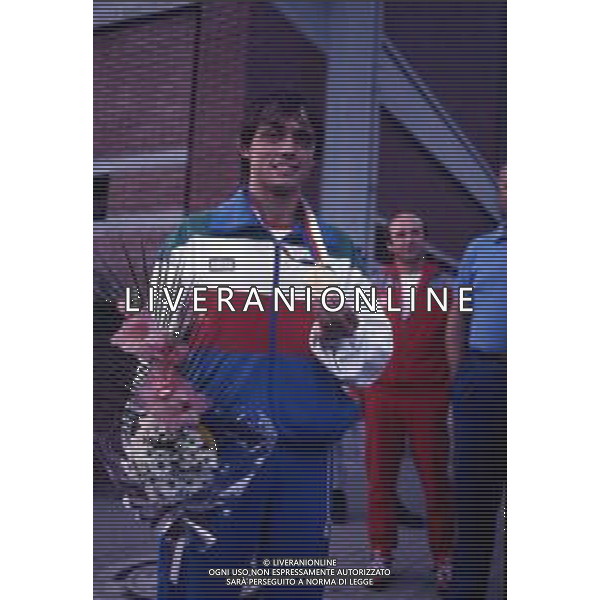 DIAP-RETROSPETTIVA VINCENZO MAENZA LOTTATORE NELLA FOTO VINCENZO MAENZA ALLE OLIMPIADI DI SEUL NELL\'ANNO 1988 AG ALDO LIVERANI SAS
