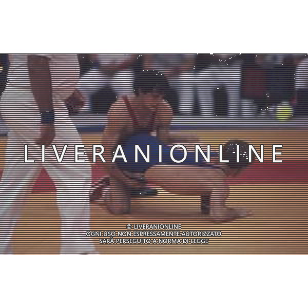 DIAP-RETROSPETTIVA VINCENZO MAENZA LOTTATORE NELLA FOTO VINCENZO MAENZA ALLE OLIMPIADI DI SEUL NELL\'ANNO 1988 AG ALDO LIVERANI SAS