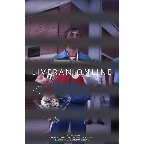 DIAP-RETROSPETTIVA VINCENZO MAENZA LOTTATORE NELLA FOTO VINCENZO MAENZA ALLE OLIMPIADI DI SEUL NELL\'ANNO 1988 AG ALDO LIVERANI SAS