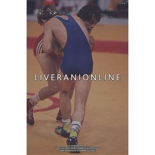 DIAP-RETROSPETTIVA VINCENZO MAENZA LOTTATORE NELLA FOTO VINCENZO MAENZA ALLE OLIMPIADI DI SEUL NELL\'ANNO 1988 AG ALDO LIVERANI SAS