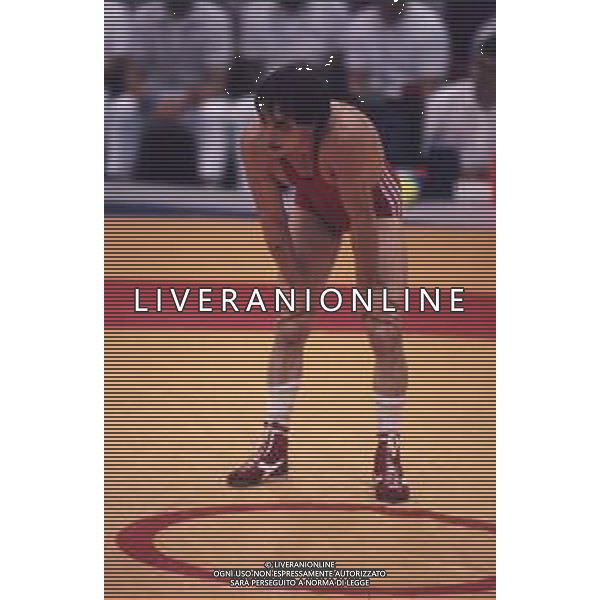 DIAP-RETROSPETTIVA VINCENZO MAENZA LOTTATORE NELLA FOTO VINCENZO MAENZA ALLE OLIMPIADI DI SEUL NELL\'ANNO 1988 AG ALDO LIVERANI SAS