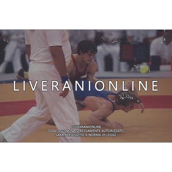 DIAP-RETROSPETTIVA VINCENZO MAENZA LOTTATORE NELLA FOTO VINCENZO MAENZA ALLE OLIMPIADI DI SEUL NELL\'ANNO 1988 AG ALDO LIVERANI SAS