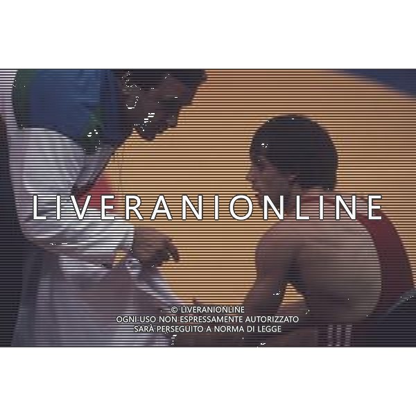 DIAP-RETROSPETTIVA VINCENZO MAENZA LOTTATORE NELLA FOTO VINCENZO MAENZA ALLE OLIMPIADI DI SEUL NELL\'ANNO 1988 AG ALDO LIVERANI SAS