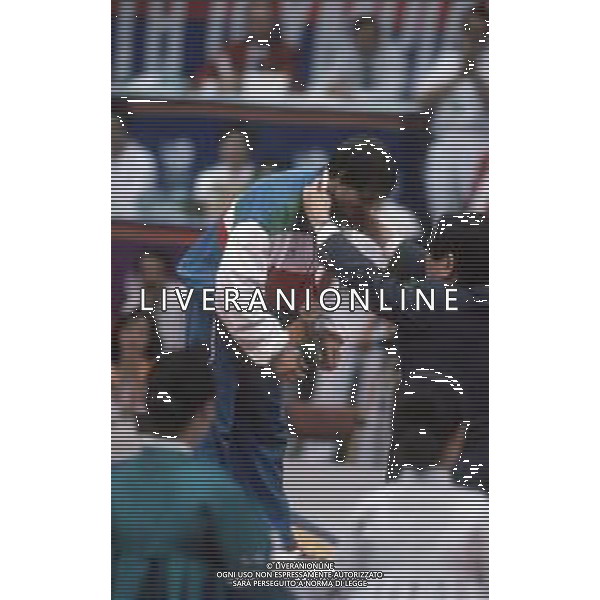 DIAP-RETROSPETTIVA VINCENZO MAENZA LOTTATORE NELLA FOTO VINCENZO MAENZA ALLE OLIMPIADI DI SEUL NELL\'ANNO 1988 AG ALDO LIVERANI SAS