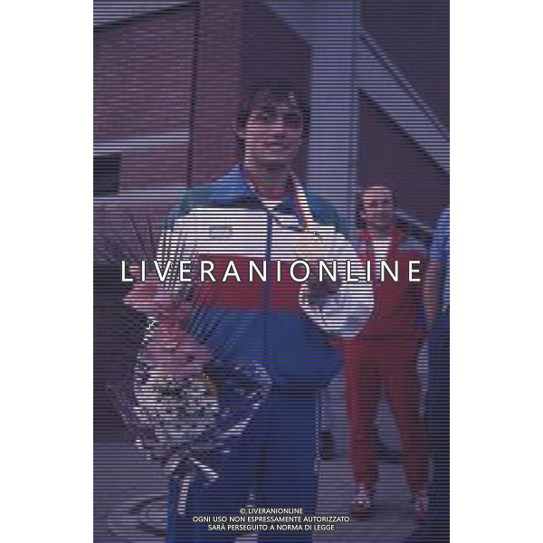 DIAP-RETROSPETTIVA VINCENZO MAENZA LOTTATORE NELLA FOTO VINCENZO MAENZA ALLE OLIMPIADI DI SEUL NELL\'ANNO 1988 AG ALDO LIVERANI SAS