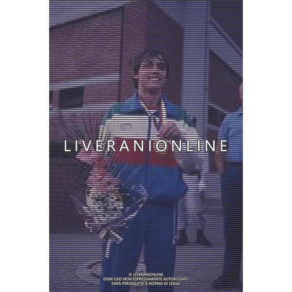 DIAP-RETROSPETTIVA VINCENZO MAENZA LOTTATORE NELLA FOTO VINCENZO MAENZA ALLE OLIMPIADI DI SEUL NELL\'ANNO 1988 AG ALDO LIVERANI SAS