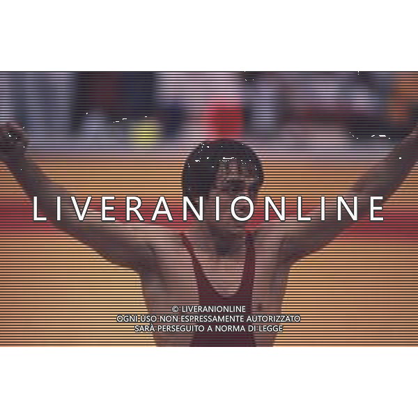 DIAP-RETROSPETTIVA VINCENZO MAENZA LOTTATORE NELLA FOTO VINCENZO MAENZA ALLE OLIMPIADI DI SEUL NELL\'ANNO 1988 AG ALDO LIVERANI SAS
