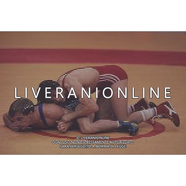 DIAP-RETROSPETTIVA VINCENZO MAENZA LOTTATORE NELLA FOTO VINCENZO MAENZA ALLE OLIMPIADI DI SEUL NELL\'ANNO 1988 AG ALDO LIVERANI SAS