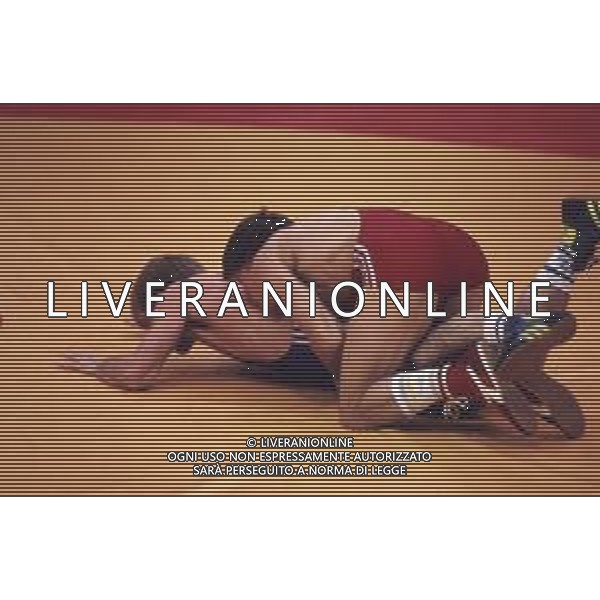 DIAP-RETROSPETTIVA VINCENZO MAENZA LOTTATORE NELLA FOTO VINCENZO MAENZA ALLE OLIMPIADI DI SEUL NELL\'ANNO 1988 AG ALDO LIVERANI SAS
