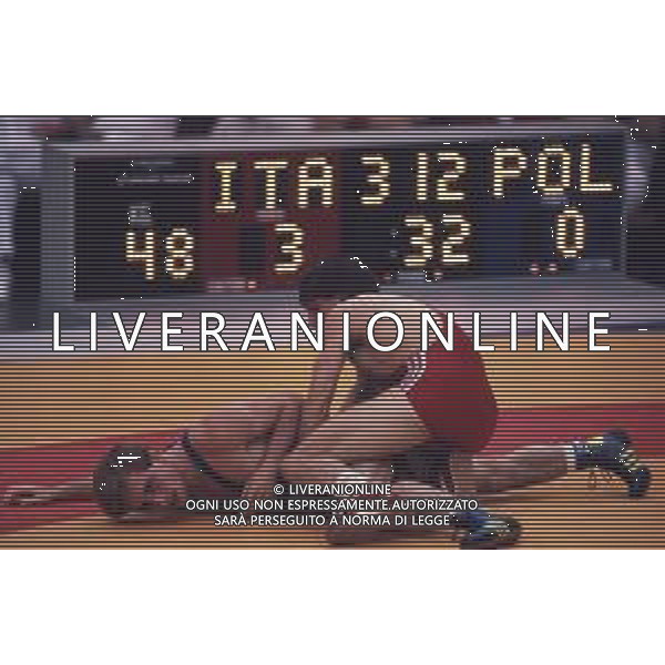 DIAP-RETROSPETTIVA VINCENZO MAENZA LOTTATORE NELLA FOTO VINCENZO MAENZA ALLE OLIMPIADI DI SEUL NELL\'ANNO 1988 AG ALDO LIVERANI SAS
