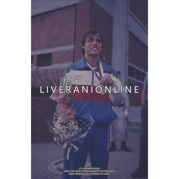 DIAP-RETROSPETTIVA VINCENZO MAENZA LOTTATORE NELLA FOTO VINCENZO MAENZA ALLE OLIMPIADI DI SEUL NELL\'ANNO 1988 AG ALDO LIVERANI SAS