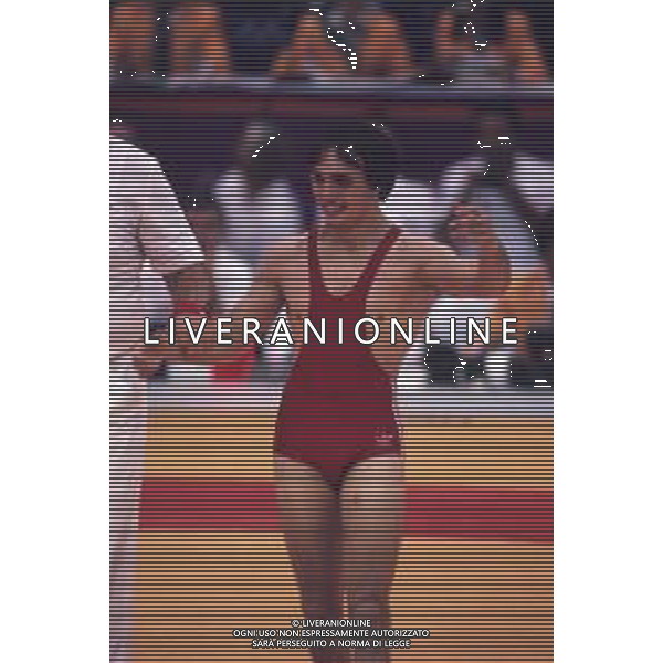 DIAP-RETROSPETTIVA VINCENZO MAENZA LOTTATORE NELLA FOTO VINCENZO MAENZA ALLE OLIMPIADI DI SEUL NELL\'ANNO 1988 AG ALDO LIVERANI SAS