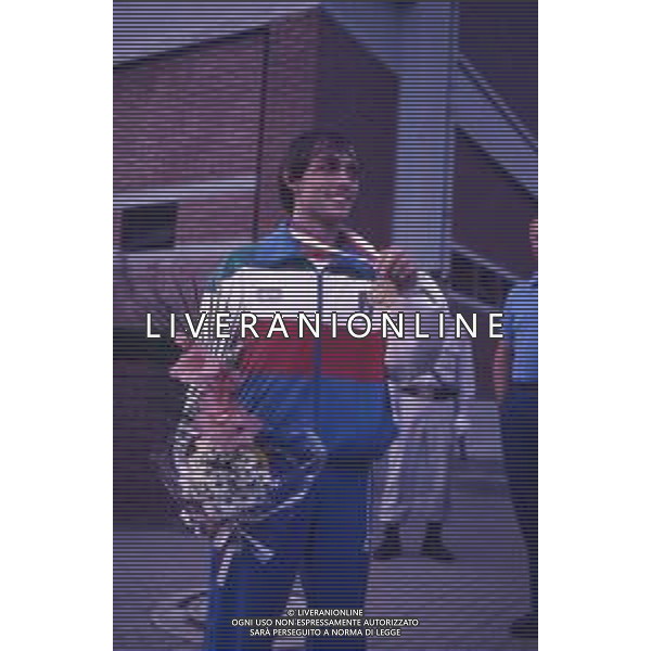 DIAP-RETROSPETTIVA VINCENZO MAENZA LOTTATORE NELLA FOTO VINCENZO MAENZA ALLE OLIMPIADI DI SEUL NELL\'ANNO 1988 AG ALDO LIVERANI SAS