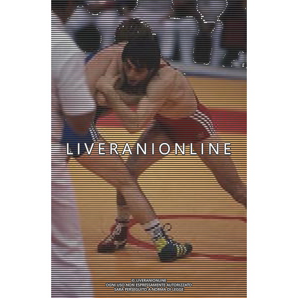DIAP-RETROSPETTIVA VINCENZO MAENZA LOTTATORE NELLA FOTO VINCENZO MAENZA ALLE OLIMPIADI DI SEUL NELL\'ANNO 1988 AG ALDO LIVERANI SAS