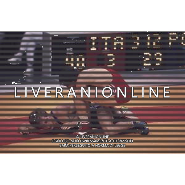 DIAP-RETROSPETTIVA VINCENZO MAENZA LOTTATORE NELLA FOTO VINCENZO MAENZA ALLE OLIMPIADI DI SEUL NELL\'ANNO 1988 AG ALDO LIVERANI SAS