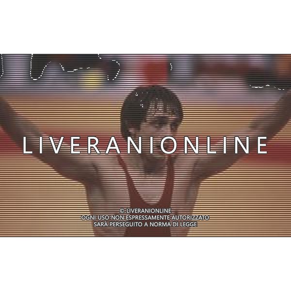 DIAP-RETROSPETTIVA VINCENZO MAENZA LOTTATORE NELLA FOTO VINCENZO MAENZA ALLE OLIMPIADI DI SEUL NELL\'ANNO 1988 AG ALDO LIVERANI SAS