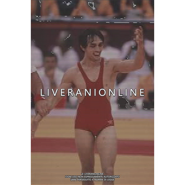 DIAP-RETROSPETTIVA VINCENZO MAENZA LOTTATORE NELLA FOTO VINCENZO MAENZA ALLE OLIMPIADI DI SEUL NELL\'ANNO 1988 AG ALDO LIVERANI SAS
