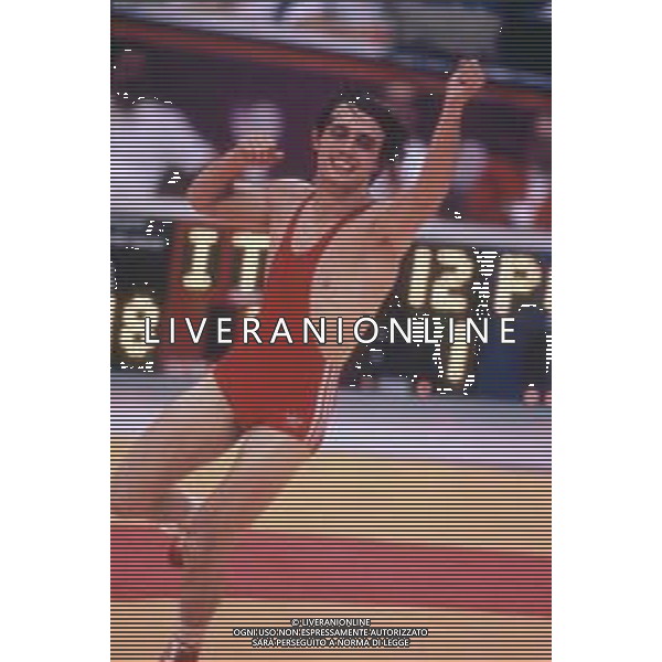 DIAP-RETROSPETTIVA VINCENZO MAENZA LOTTATORE NELLA FOTO VINCENZO MAENZA ALLE OLIMPIADI DI SEUL NELL\'ANNO 1988 AG ALDO LIVERANI SAS