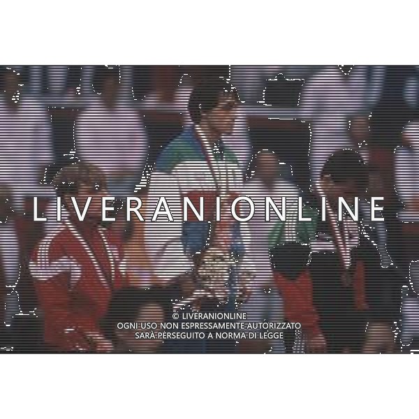 DIAP-RETROSPETTIVA VINCENZO MAENZA LOTTATORE NELLA FOTO VINCENZO MAENZA ALLE OLIMPIADI DI SEUL NELL\'ANNO 1988 AG ALDO LIVERANI SAS