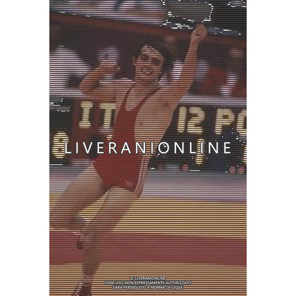 DIAP-RETROSPETTIVA VINCENZO MAENZA LOTTATORE NELLA FOTO VINCENZO MAENZA ALLE OLIMPIADI DI SEUL NELL\'ANNO 1988 AG ALDO LIVERANI SAS