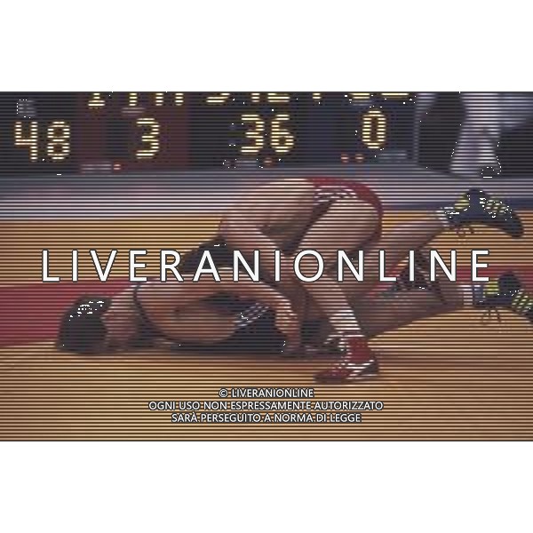 DIAP-RETROSPETTIVA VINCENZO MAENZA LOTTATORE NELLA FOTO VINCENZO MAENZA ALLE OLIMPIADI DI SEUL NELL\'ANNO 1988 AG ALDO LIVERANI SAS