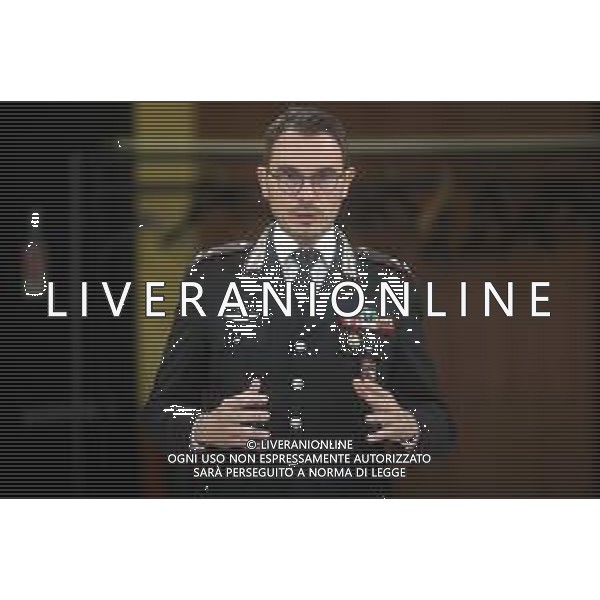IMOLA 13 10 2025 CENTRO SOCIALE CAMPANELLA INCONTRO PUBBLICO DI SENZIBILIZZAZIONE PER IL CONTRASTO ALLE TRUFFE AGLI ANZIANI NELLA FOTO MAGGIORE DEI CARABINIERI DOMENICO LAVIGNA COMMANDANTE STAZIONE DEI CARABINIERI DI IMOLA ©SANNA - AGENZIA ALDO LIVERANI SAS