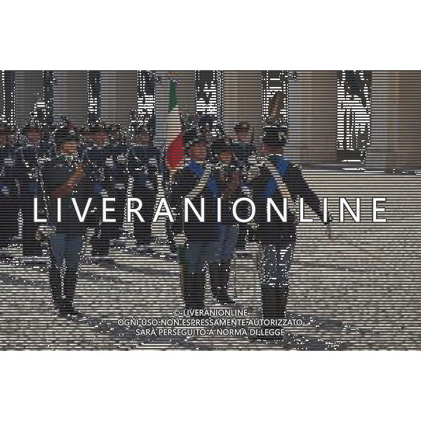 Roma 14 Ottobre 2025 Il presidente della Repubblica Italiana Sergio Mattarella incontra Sua Santita’ Papa Leone XIV al Quirinale Nella foto: guardia d’onore Foto credit: Andrea Bracaglia- AGENZIA ALDO LIVERANI SAS