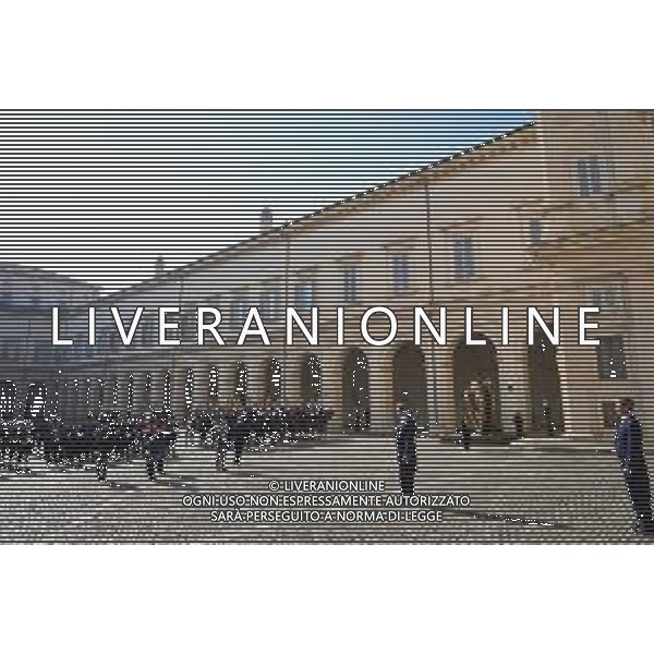 Roma 14 Ottobre 2025 Il presidente della Repubblica Italiana Sergio Mattarella incontra Sua Santita’ Papa Leone XIV al Quirinale Nella foto: guardia d’onore Foto credit: Andrea Bracaglia- AGENZIA ALDO LIVERANI SAS